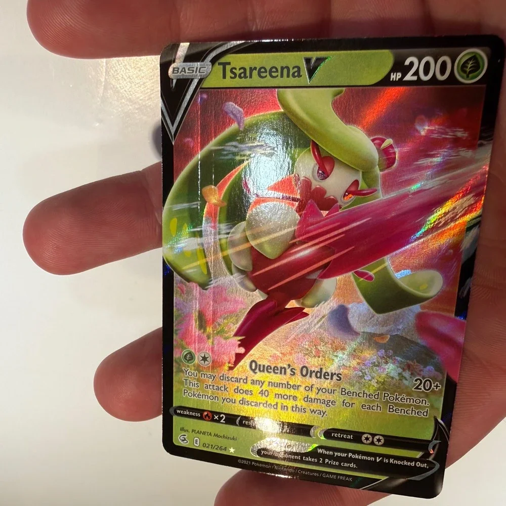 Pokemon TCG Tsareena V 021/264 Fusion Strike Ultra Rare Holo NM - Picture 4 of 4